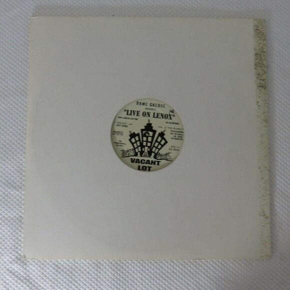 Live On Lenox Vacant Lot Promo Record Album Vinyl LP - Picture 2 of 5